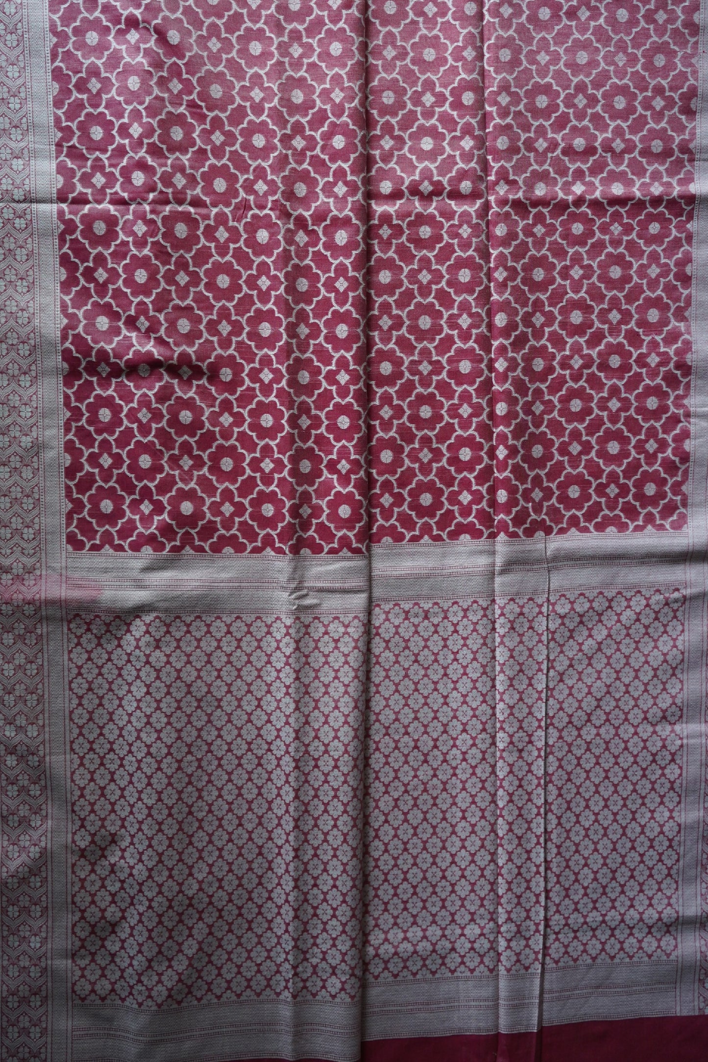 Banarasi Woven Cotton Saree with Resham work