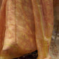 Peach Kota Silk Handblock Printed Saree