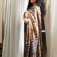 Beige Printed Pure Tussar Saree