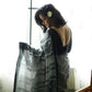 Grey Bengal Handloom Cotton Saree with Woven Stripes