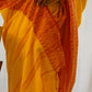 Yellow Pure Cotton Bengal Handloom Saree with Red Border