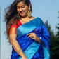 Royal Blue Pure Silk Chanderi Saree
