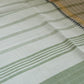 Chettinad Cotton Light Green and White Butta Saree