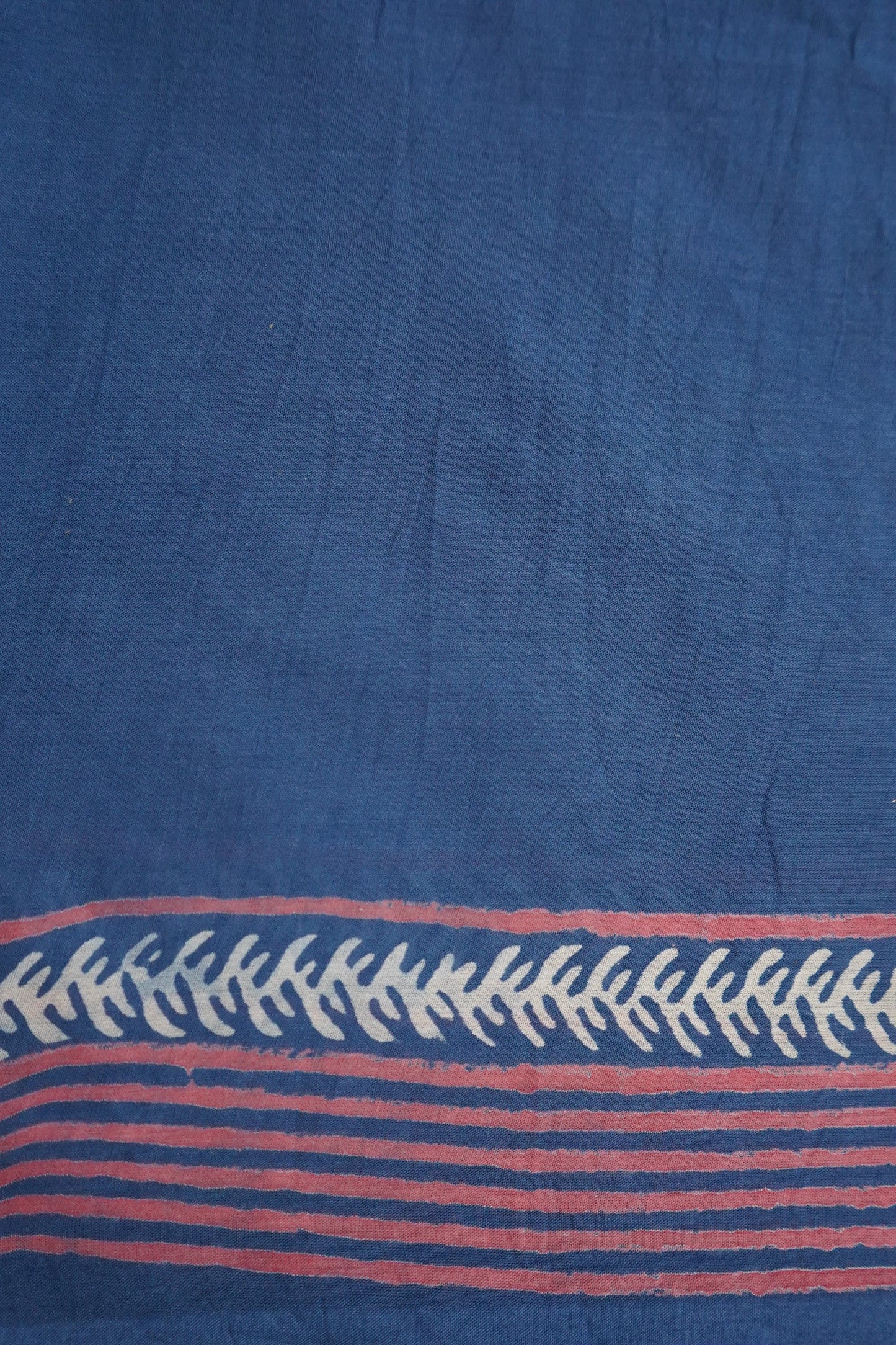 Hand Block Printed Mul Cotton Saree