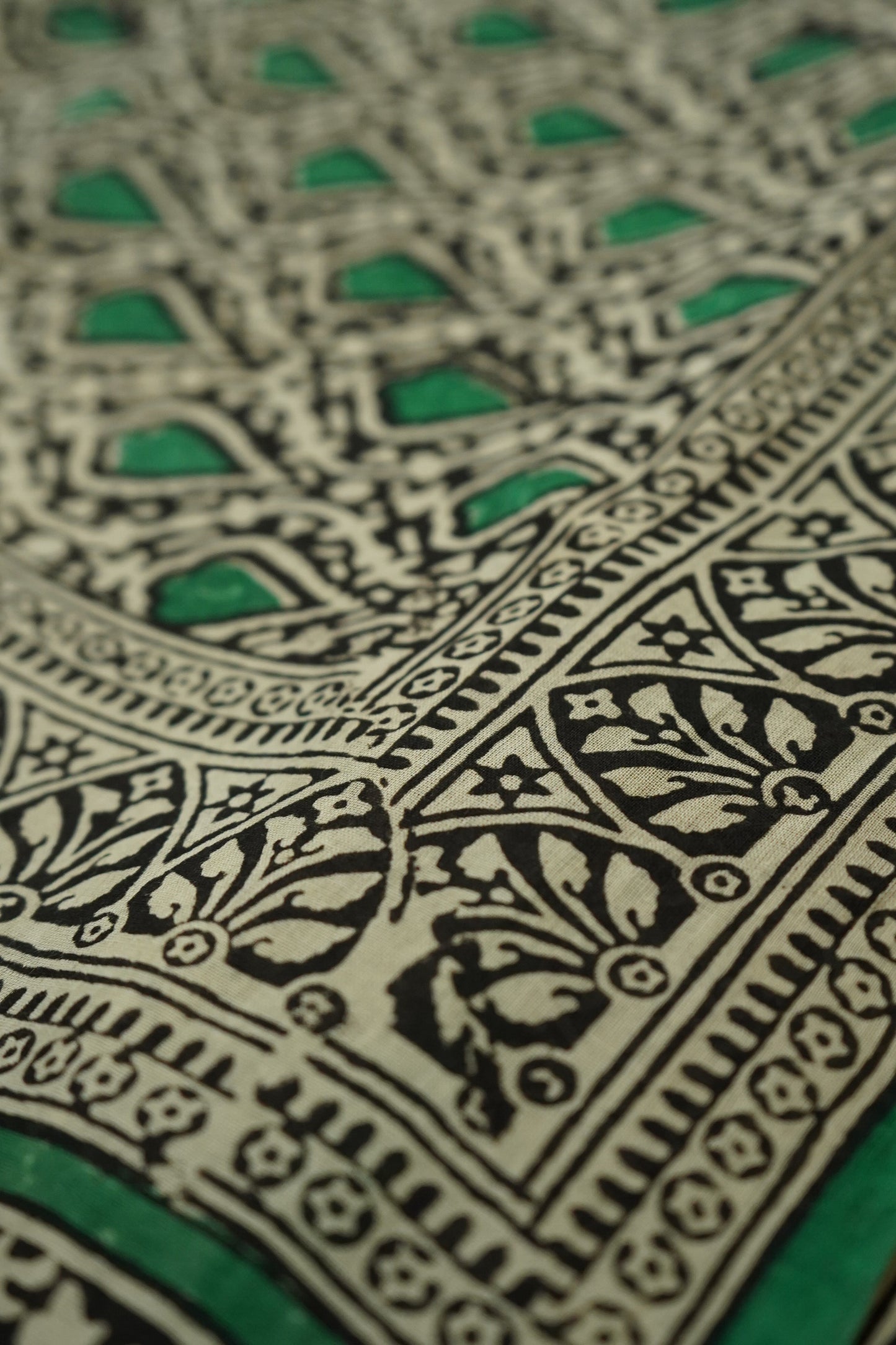 Hand Block Printed Mul Cotton Saree
