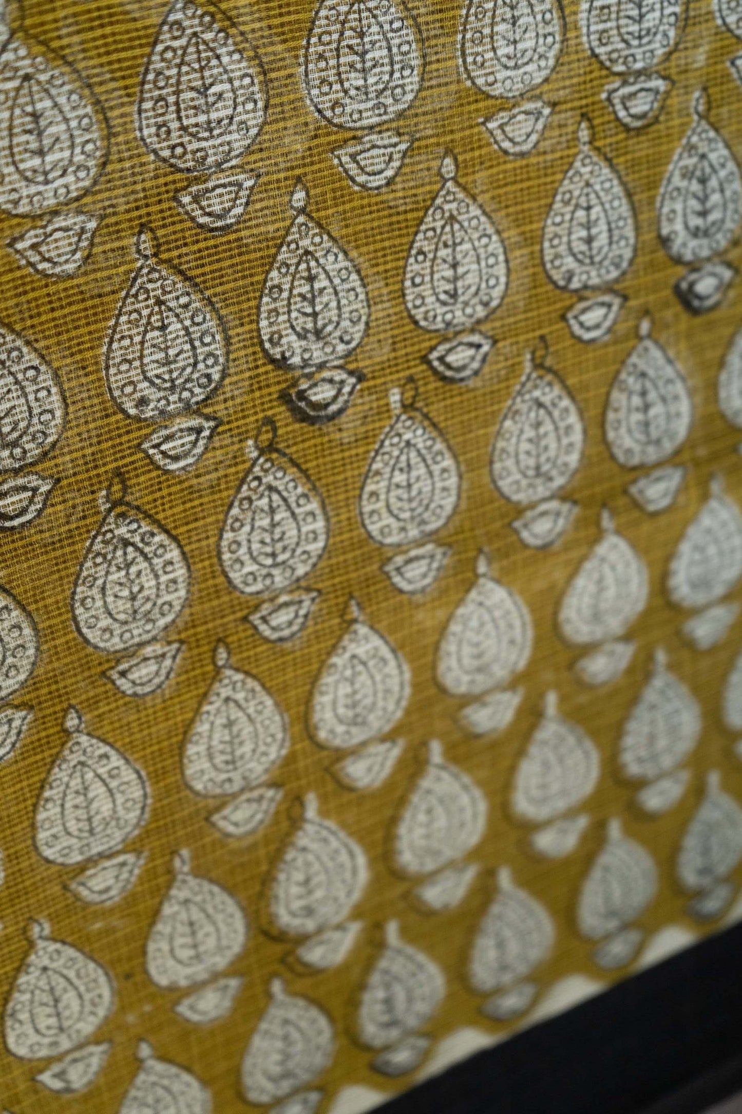 Hand Block Printed Kota Cotton Dupatta