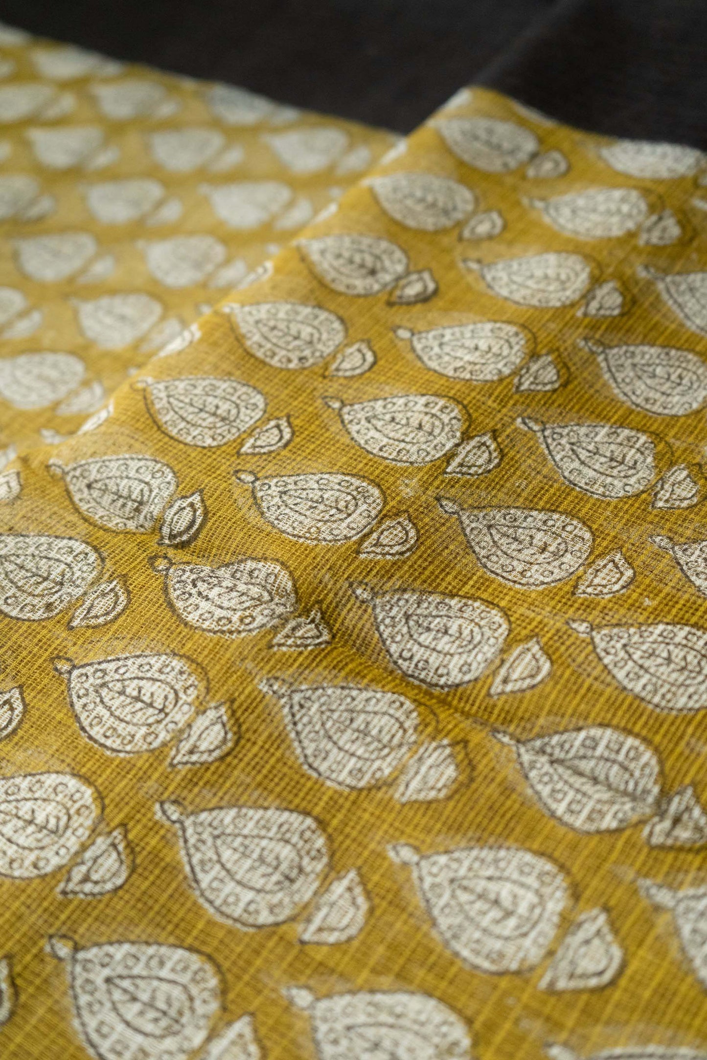 Hand Block Printed Kota Cotton Dupatta