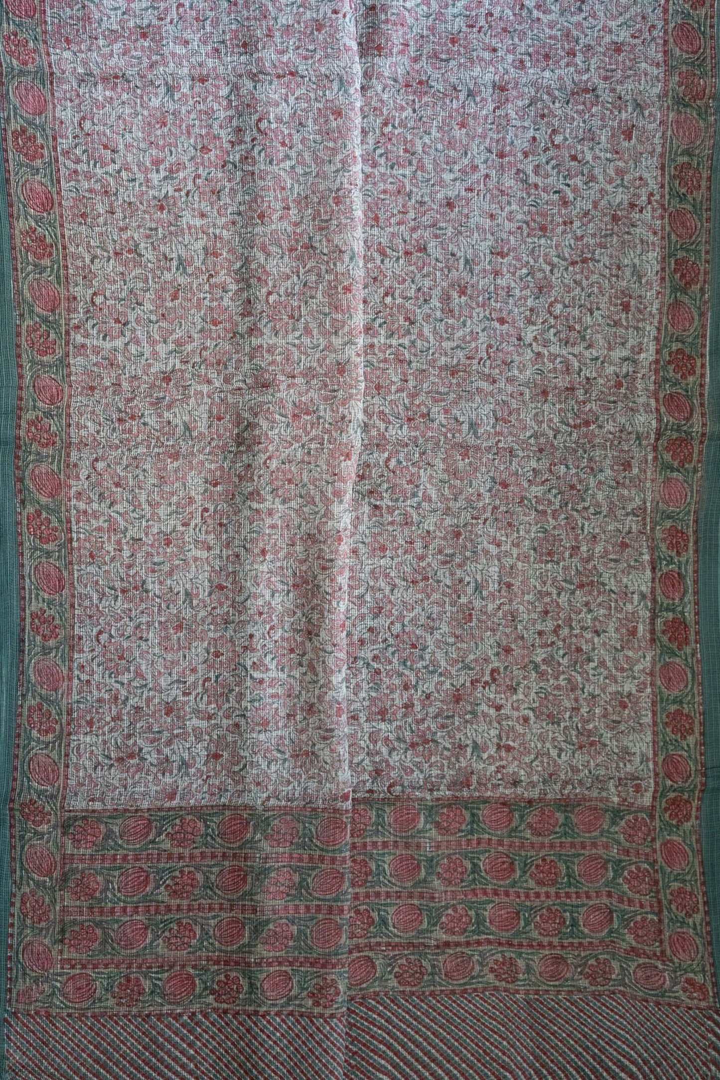 Hand Block Printed Kota Cotton Dupatta