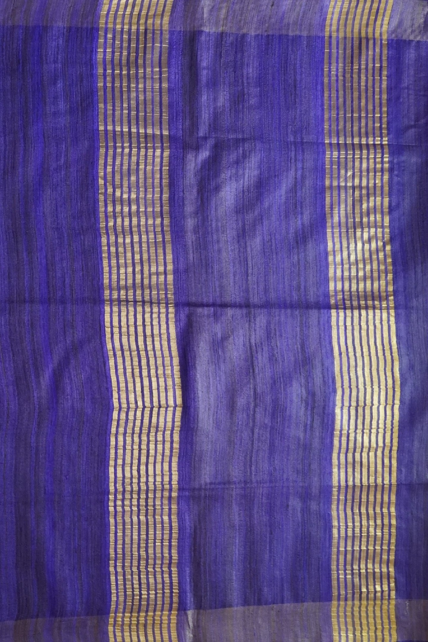 Dual Shaded Zari Border Tussar Silk Saree