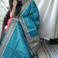 Hand Painted Madhubani Tussar Silk Dupatta